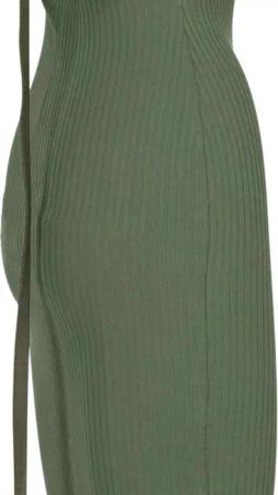 The Attico - Green Cotton Long Dress - Größe 38 - grün