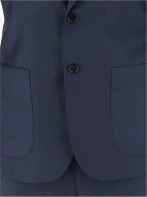 Brian Dales - Stretch Wool Canvas Dress - Größe 56 - blau