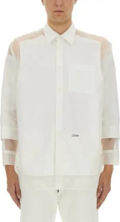 Jean Paul Gaultier - "The Petit Grand" Shirt - Größe S - weiß