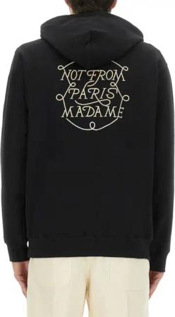 Drôle De Monsieur - "Slogan" Sweatshirt - Größe M - schwarz