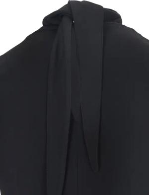 Jil Sander - Layered Midi Dress – Black - Größe 34 - schwarz