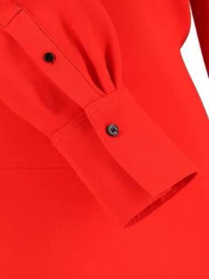 Victoria Beckham - Shirt Midi Dress Red - Größe 10 - rot