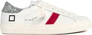 Date Sneaker D-A-T-E-HL-VC-WS HILL LOW VINTAGE CALF WHITE-SILVER
