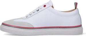 Thom Browne Low-Top Sneaker - Tricolor Detail Sneakers – White - Gr. 7 - in Weiß - für Damen