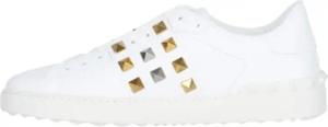 Valentino Garavani Low-Top Sneaker - Rockstud Untitled' Sneakers – White - Gr. 40 (EU) - in Weiß - für Damen