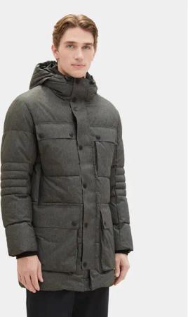 Tom Tailor Winterjacke 1037359 Grau Regular Fit