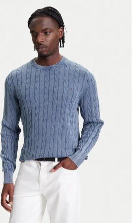 Tommy Hilfiger Pullover Classic MW0MW39524 Himmelblau Regular Fit