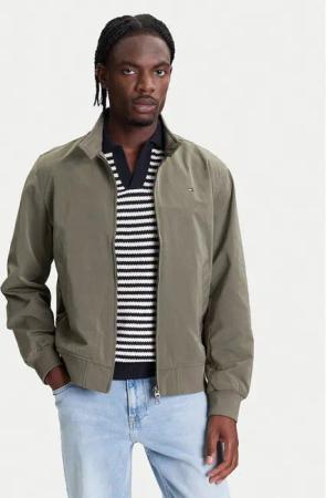 Tommy Hilfiger Bomberjacke Harrington MW0MW39637 Grün Regular Fit