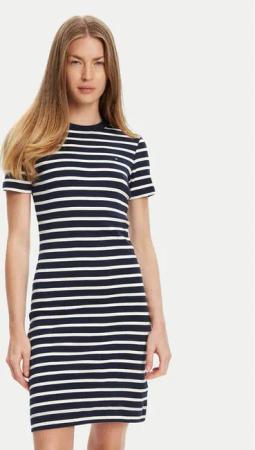 Tommy Hilfiger Kleid für den Alltag New Cody WW0WW42721 Dunkelblau Slim Fit
