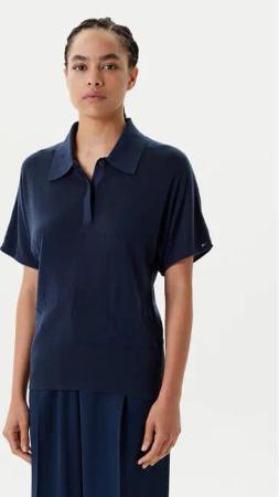 Tommy Hilfiger Poloshirt WW0WW45652 Dunkelblau Regular Fit