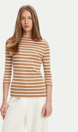 Tommy Hilfiger Bluse New Cody WW0WW40589 Braun Slim Fit