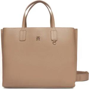 Tommy Hilfiger Handtasche Th Distinct Satchel AW0AW17463 Beige