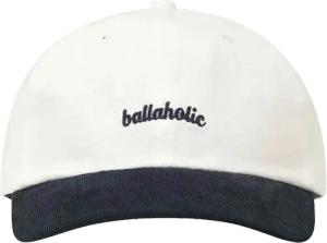 Ballaholic Corduroy Brim Logo 6 Panel Cap Beige
