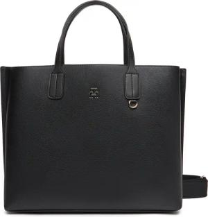 Tommy Hilfiger Handtasche Th Distinct Satchel AW0AW17463 Schwarz