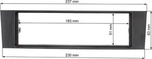 tomzz Audio Radioblende Set passt für