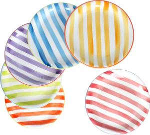 MamboCat Speiseteller Summer Stripes 6er Set