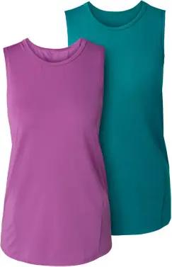 Tchibo - 2 Sport-Tops - Damen - Gr. XXL - violett