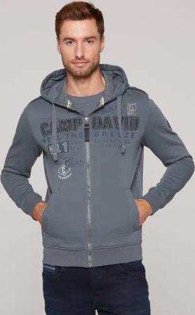 CAMP DAVID Kapuzensweatjacke mit Baumwolle