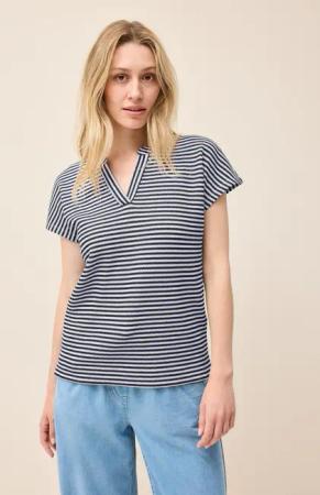 CECIL T-Shirt bestehend aus einem Materialmix