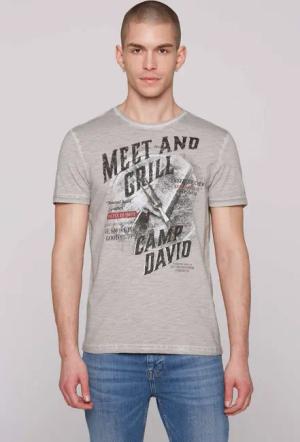 CAMP DAVID Rundhalsshirt aus Baumwolle