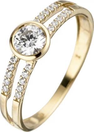 JOBO Goldring, 333 Gold mit Zirkonia