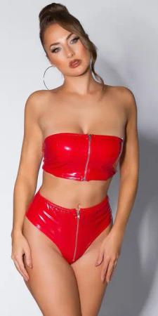 Koucla Bandeautop mit Reißverschluss - Wetlook
