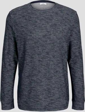 TOM TAILOR Rundhalsshirt Double Face Longsleeve
