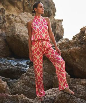 Esqualo Stoffhose Esqualo Hose mit Muster