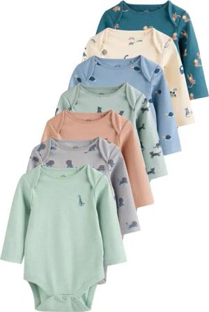 Next Langarmbody Baby-Bodysuits im 7er-Pack (7-tlg)