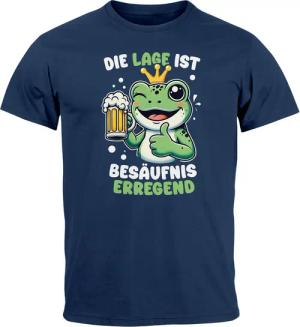 MoonWorks Print-Shirt Herren T-Shirt Party Feiern