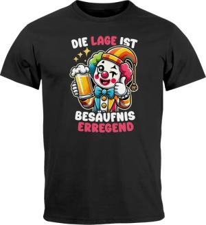 MoonWorks Print-Shirt Herren T-Shirt Party Feiern
