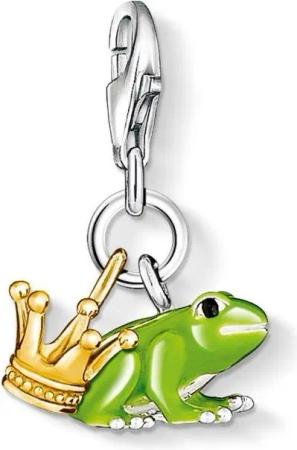 THOMAS SABO Charm-Einhänger Charm-Anhänger Froschkönig