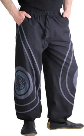 KUNST UND MAGIE Haremshose Hose Blume