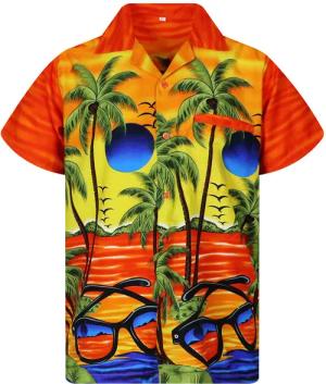 King Kameha Hawaiihemd Sunglasses Funky Hawaii-Hemd