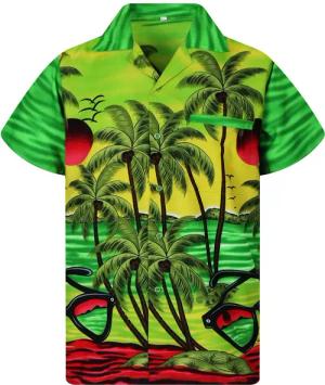 King Kameha Hawaiihemd Sunglasses Funky Hawaii-Hemd