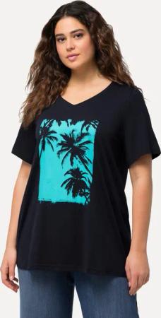 Ulla Popken T-Shirt T-Shirt Palme A-Linie