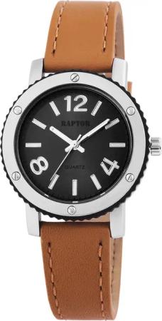 Raptor Quarzuhr Mirja mit Echtlederarmband, 3
