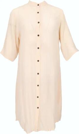 Guru-Shop Midikleid Boho Hemdkleid, lange Viskose