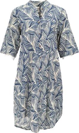 Guru-Shop Midikleid Boho Hemdkleid, lange Tunika