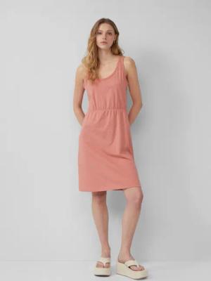 QS Minikleid Kurzes Jerseykleid aus Baumwolle