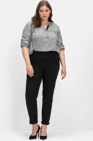 Sheego Jerseyhose Schlupfhose Innenbeinlänge ca. 81