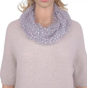 MIRROSI Loop Damen Schal Unifarbe mit