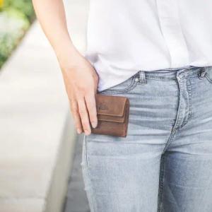 BRANCO Mini Geldbörse Kleine Damen-Geldbörse /