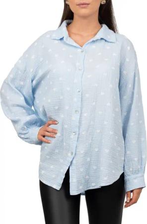 Reichstadt Hemdbluse Reichstadt Damen Musselin Bluse