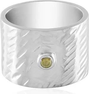 Cavill Diamantring Schicker 0,09ct Gelber Diamant