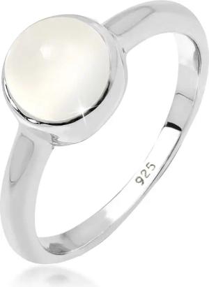 Elli Fingerring Solitär Edelstein Mondstein Pastell