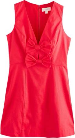 Next Minikleid Ärmelloses Minikleid mit Schleife