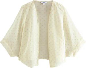 Next Blusenkimono Verkürzter Filcoupe Kimono (1-tlg)