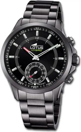 Lotus Chronograph Lotus Herrenuhr Edelstahl grau Lotus, (Chronograph)