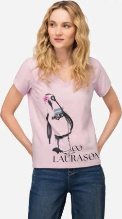 Laurasøn T-Shirt T-Shirt Möwe V-Ausschnitt Halbarm